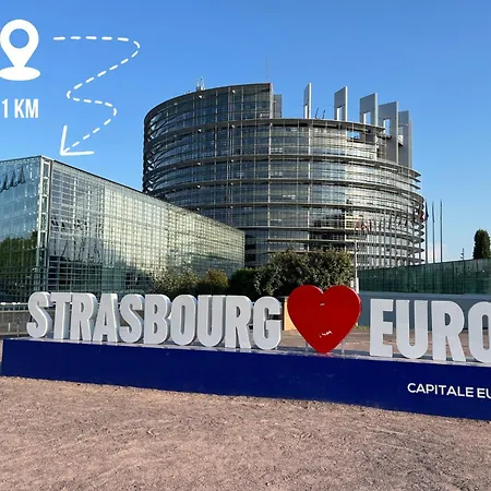 Le Balcon Fleuri Centre Robertsau Tram Jardiniers * Στρασβούργο