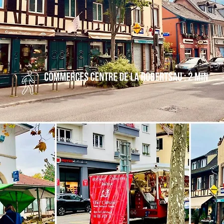 Le Balcon Fleuri Centre Robertsau Tram Jardiniers Strasburg