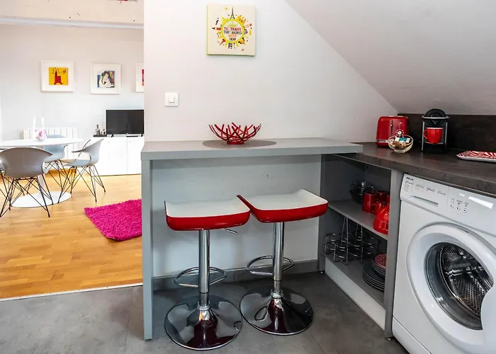 Avec Balcon A Robertsau 公寓 斯特拉斯堡